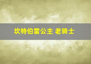 坎特伯雷公主 老骑士